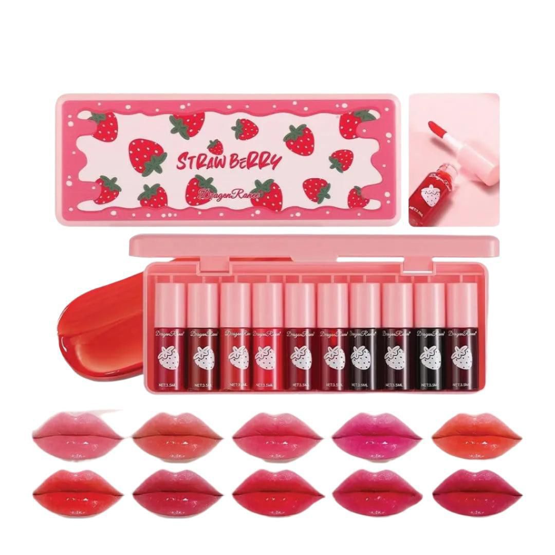 Dragon Ranee Strawberry 10 in 1 Lip Tints