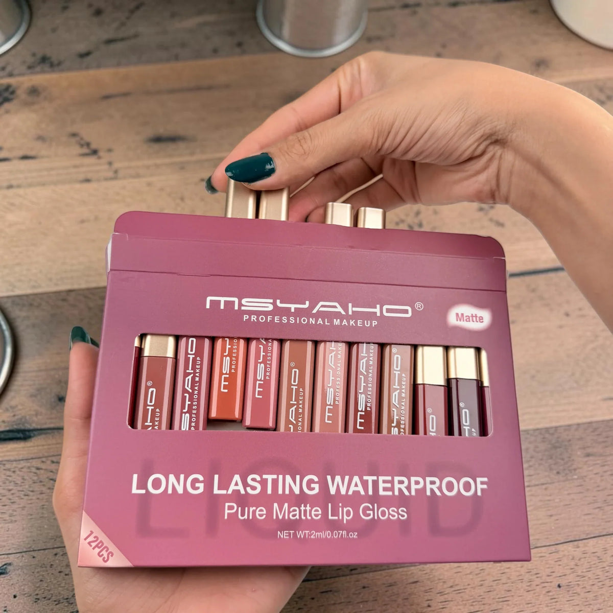 Msyaho Long Lasting Waterproof Matte Lip Gloss