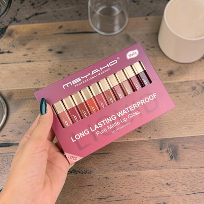 Msyaho Long Lasting Waterproof Matte Lip Gloss