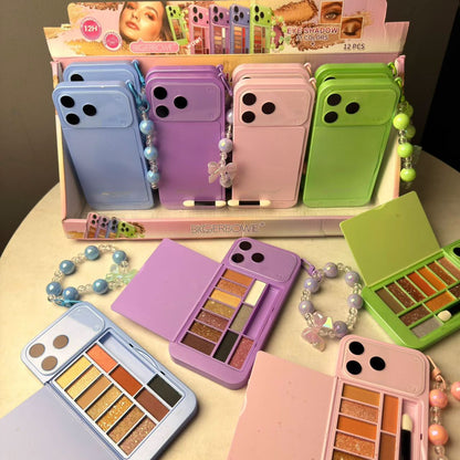 IPhone 17 Pro Max Style Eyeshadow Palette With Hand Band - The Effect Online