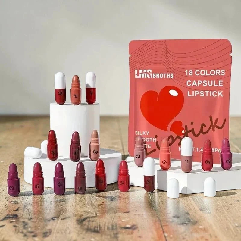 LMG Broths 18 Capsule Lipsticks Pack - The Effect Online