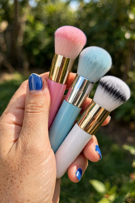 3-Piece Makeup Brush Set