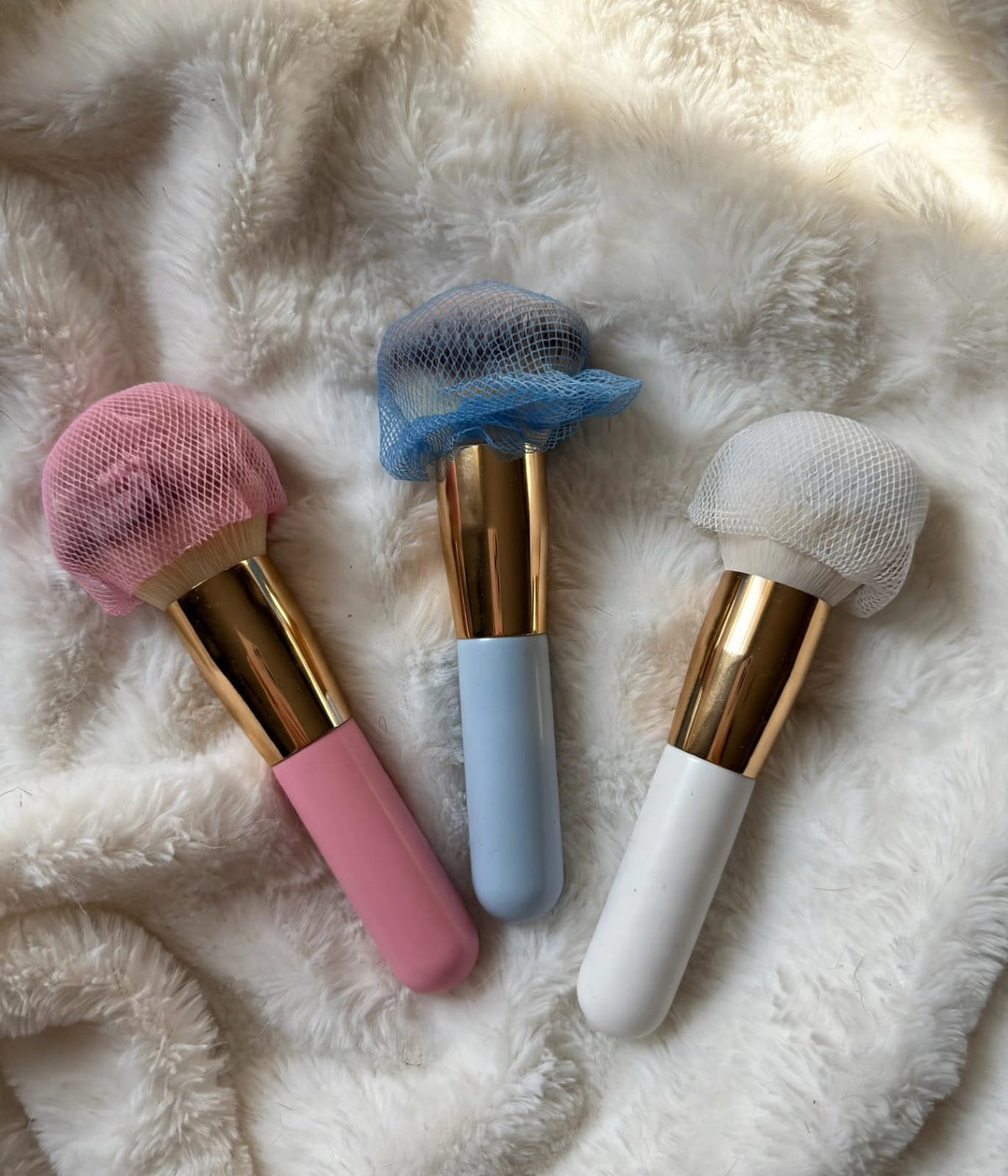 3-Piece Makeup Brush Set