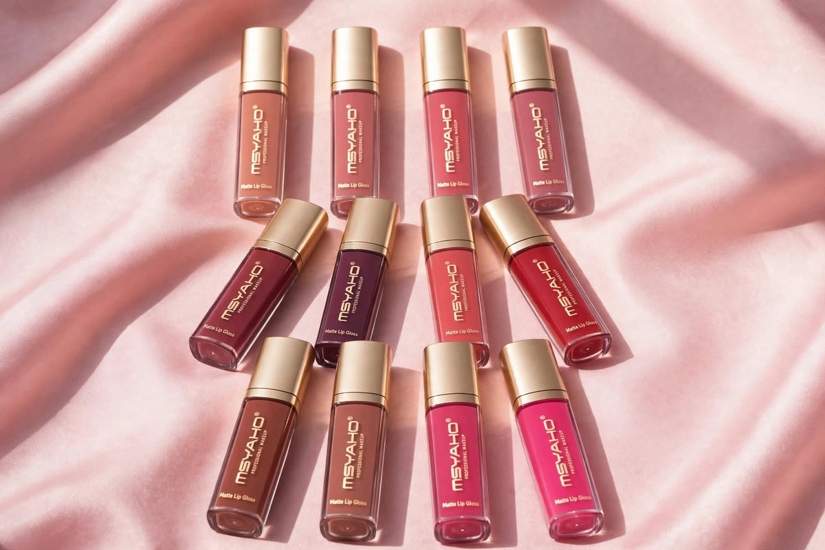 12-Piece Matte Lip Gloss